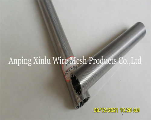 Нержавеющая сталь304 Джонсон Vee Wire Screen Pipe 1-20 дюймов в форме клина для нефтяной промышленности