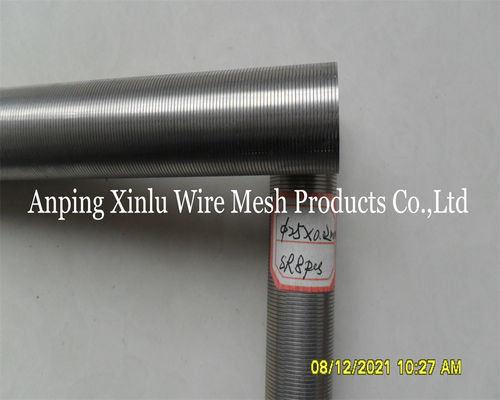 Нержавеющая сталь304 Джонсон Vee Wire Screen Pipe 1-20 дюймов в форме клина для нефтяной промышленности