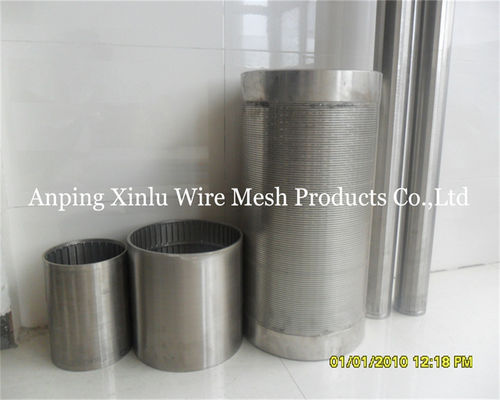 V Wire Screen Tube 0,05-5mm Slot Wedge Wire Screen Pipe для очистки сточных вод и химического процесса