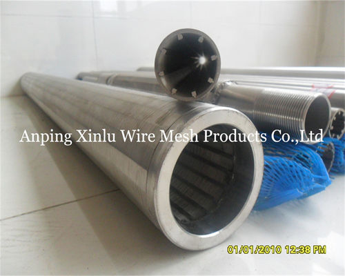 V Wire Screen Tube 0,05-5mm Slot Wedge Wire Screen Pipe для очистки сточных вод и химического процесса