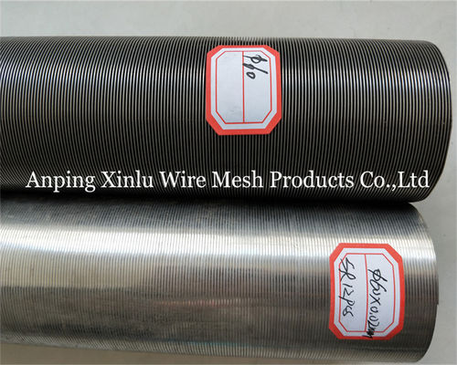 V Wire Screen Tube 0,05-5mm Slot Wedge Wire Screen Pipe для очистки сточных вод и химического процесса