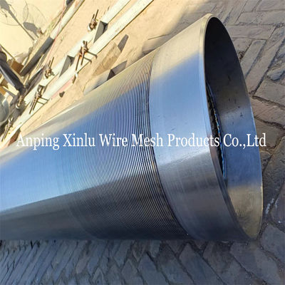 14&quot; SS316L Johnson Type Vee Wire Water Well Screen Pipe с мужскими / женскими нитями