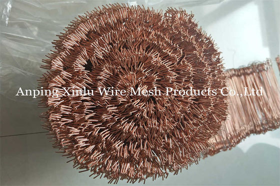 Double Loop Tie Wire - Bundle Packaging 14cm Length Garden 1.2mm Soft Copper Coated 20GA BWG22 Binding Loop Tie Wire (Двухцелевая цепная проволока)