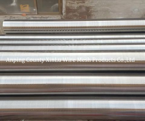 Закрученная проволока 2,2x3,5 мм из нержавеющей стали Johnson Well Strainer Tube для фильтрации скважин