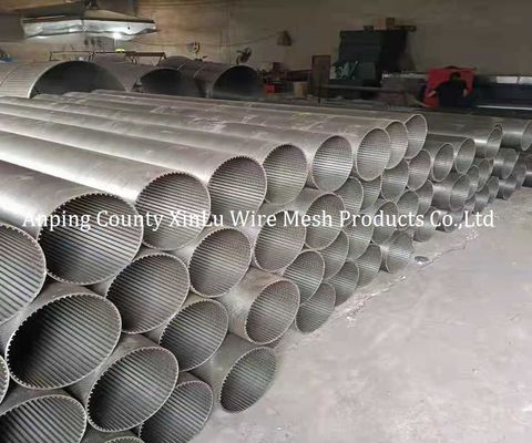 Закрученная проволока 2,2x3,5 мм из нержавеющей стали Johnson Well Strainer Tube для фильтрации скважин