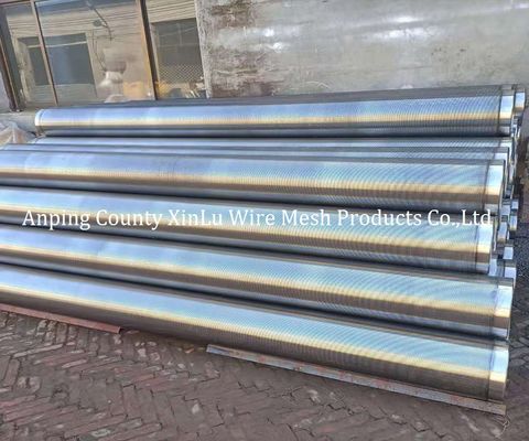 V Wire Johnson Screen Pipe с непрерывным слотом для фильтра воды