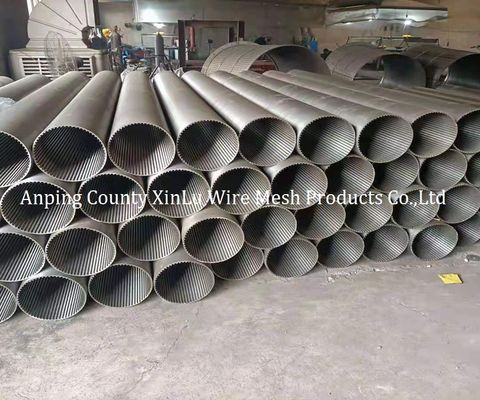 V Wire Johnson Screen Pipe с непрерывным слотом для фильтра воды