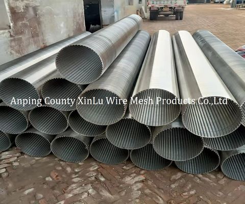 Закрученная проволока 2,2x3,5 мм из нержавеющей стали Johnson Well Strainer Tube для фильтрации скважин