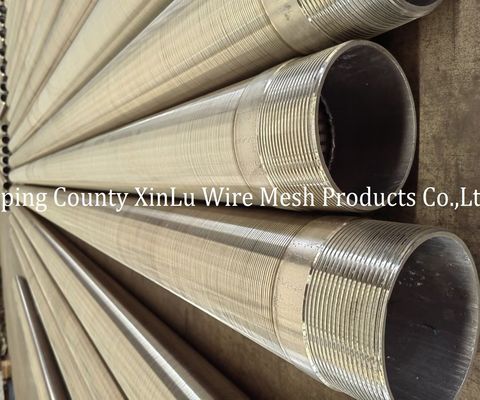 Закрученная проволока 2,2x3,5 мм из нержавеющей стали Johnson Well Strainer Tube для фильтрации скважин