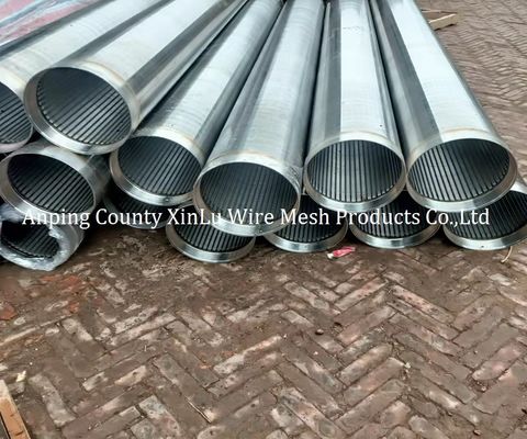 Закрученная проволока 2,2x3,5 мм из нержавеющей стали Johnson Well Strainer Tube для фильтрации скважин