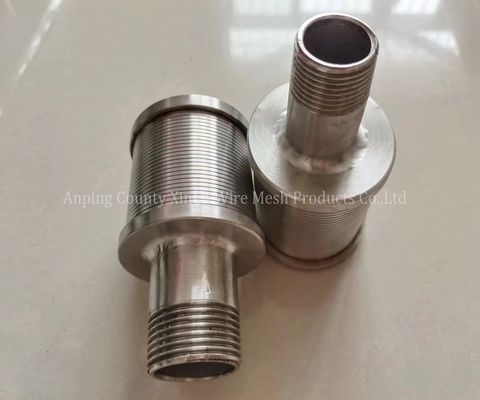 Легко установить Hastelloy C Wire Wrapped Screen Nozzle для двойной нержавеющей стали 2205 Johnson Filter Nozzle