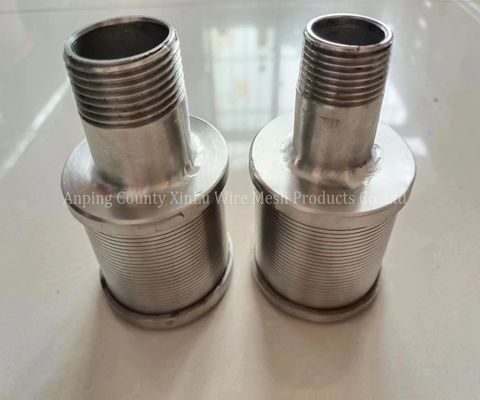 Легко установить Hastelloy C Wire Wrapped Screen Nozzle для двойной нержавеющей стали 2205 Johnson Filter Nozzle