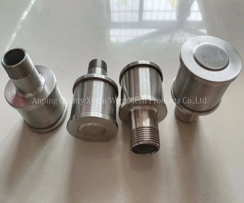Легко установить Hastelloy C Wire Wrapped Screen Nozzle для двойной нержавеющей стали 2205 Johnson Filter Nozzle