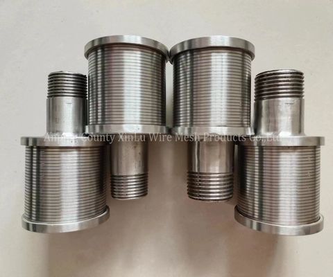 Легко установить Hastelloy C Wire Wrapped Screen Nozzle для двойной нержавеющей стали 2205 Johnson Filter Nozzle