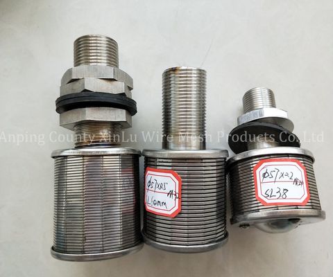 Легко установить Hastelloy C Wire Wrapped Screen Nozzle для двойной нержавеющей стали 2205 Johnson Filter Nozzle