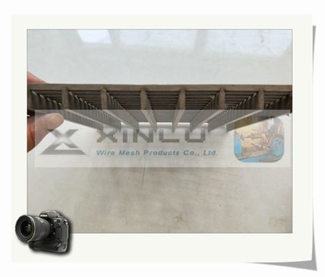 Панель экрана провода клина профиля сварила нержавеющую сталь 1.2x2m 3x5mm