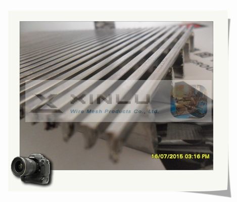 Панель экрана провода клина профиля сварила нержавеющую сталь 1.2x2m 3x5mm