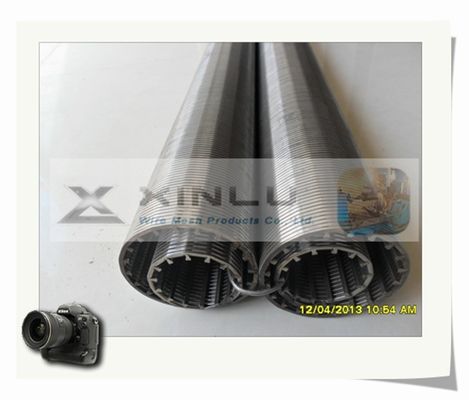 Труба SS201 экрана провода клина водяной скважины диаметр 80mm до 500mm