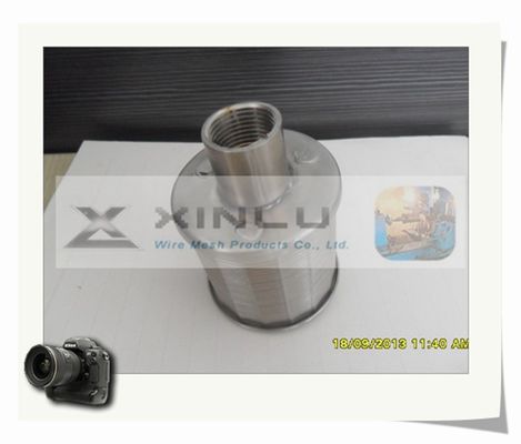 » Прочное сопло фильтра водоочистки слота 316L сопла 0.25mm фильтра песка G3/4