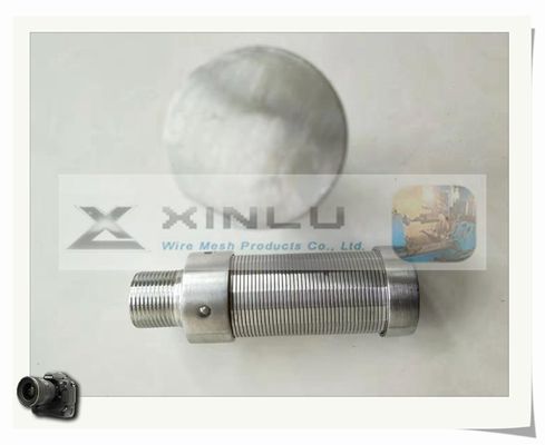Polishing Water Filter Nozzle SS316L 55mm Legnth Wedge Wire Nozzle
