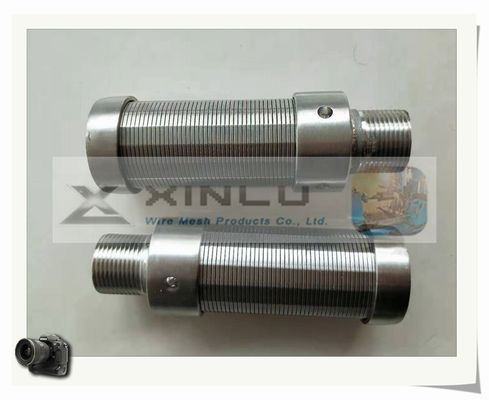 Polishing Water Filter Nozzle SS316L 55mm Legnth Wedge Wire Nozzle