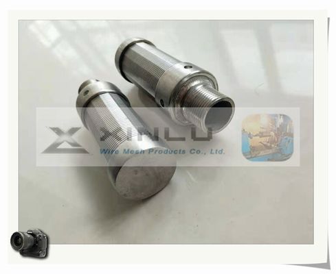 Polishing Water Filter Nozzle SS316L 55mm Legnth Wedge Wire Nozzle