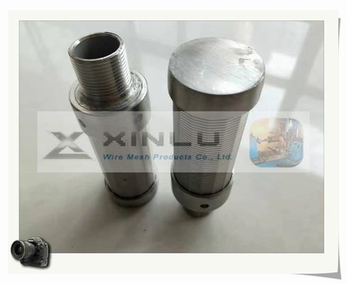Polishing Water Filter Nozzle SS316L 55mm Legnth Wedge Wire Nozzle