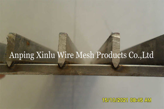 Плоская Johnson Wedge Wire Continuous Slot Screen Panel для мытья фильтра угля