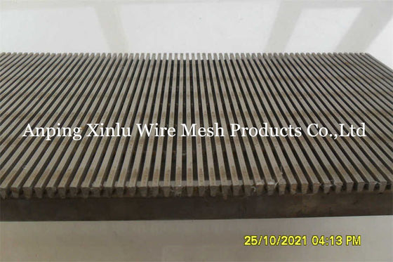 Плоская Johnson Wedge Wire Continuous Slot Screen Panel для мытья фильтра угля