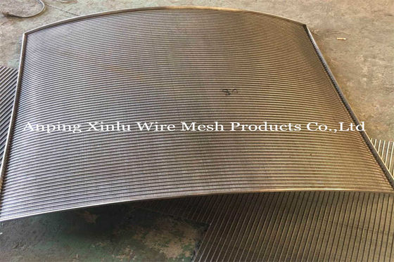 Статическая панель 500mm x 1120mm x R1050mm экрана провода клина SUS304 с кадром 5 x 20mm