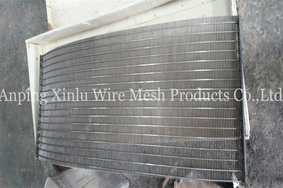 Статическая панель 500mm x 1120mm x R1050mm экрана провода клина SUS304 с кадром 5 x 20mm
