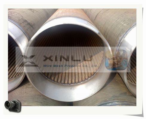Низкоуглеродистый провод Vee гальванизировал Dewatering трубу 6-5/8» длинные 5.8m экрана