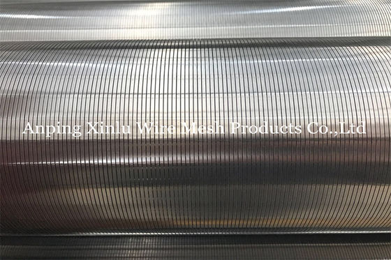 Непрерывная сталь Stainnless слота 304 трубки экрана провода клина Джонсона 8&quot; x 10ft